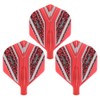 CUESOUL AK4 Flight Heat Transfer Standard Shape Flight, Red Base