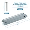 Mynoozi 10 Pack 80mm Long (64mm Hole Centre) Kitchen Cabinet