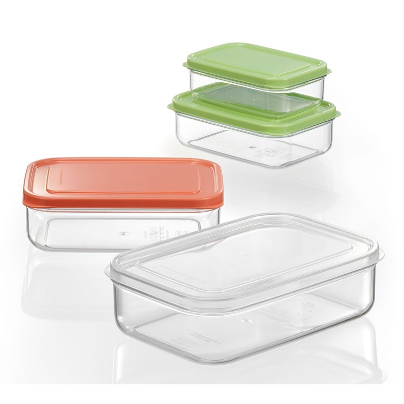 Iwasaki Industrial Micro Clear Food Case, Large, Natural, Multi