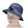 Lady's Hat 1920's Style. Satin Black