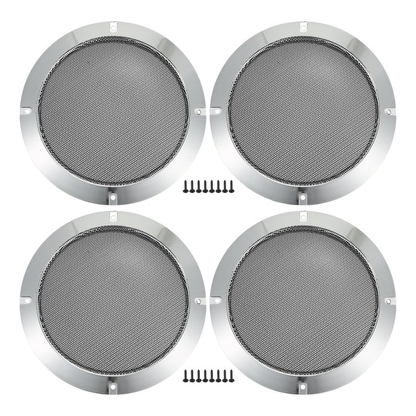 ACROPIX 6.5" Car Speaker Grills Cover Mesh Round 6.5 Inch