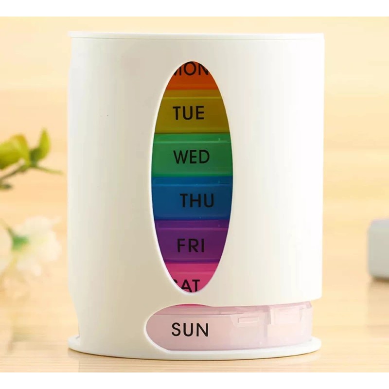 SuperConfort Pastillero Apilable Organizador Semanal 7 Días De La Semana