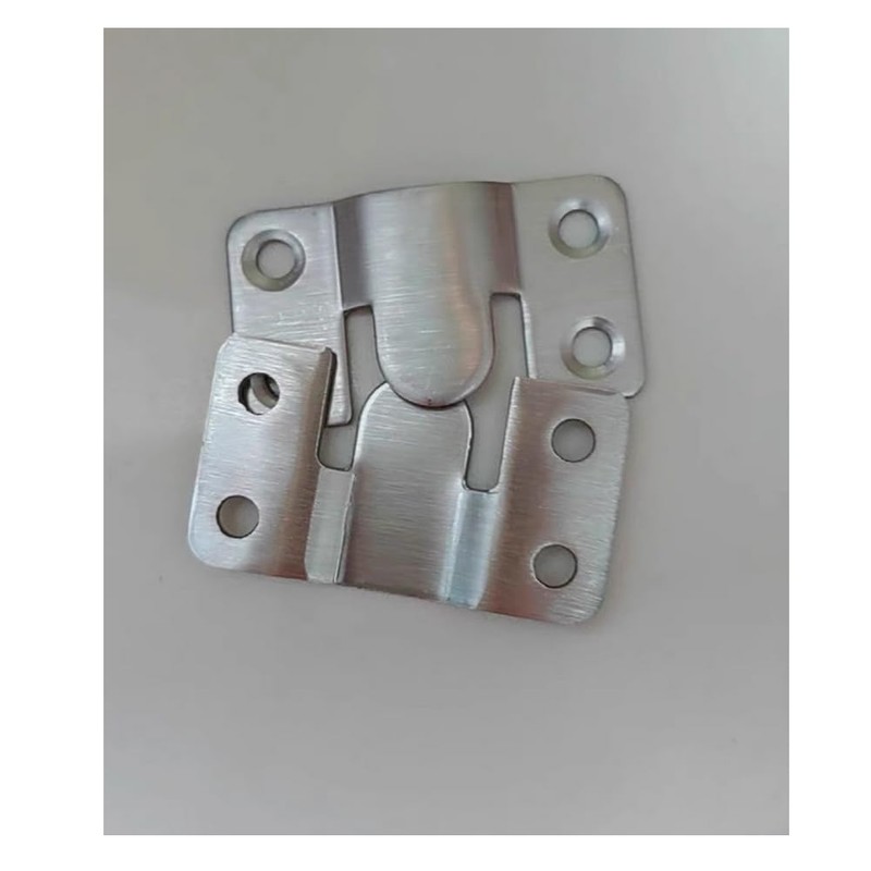 4Pairs(8Pcs) Flush Mount Bracket Stainless Steel Heavy Duty Picture Hanging