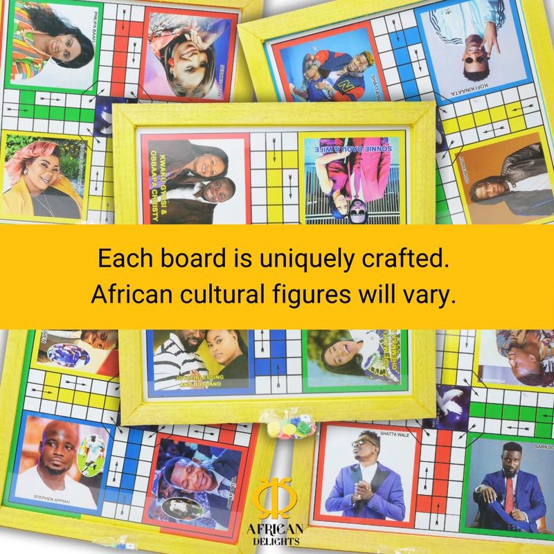 Ludo Board Game | Ludu | Ludi | 14x14in Wood