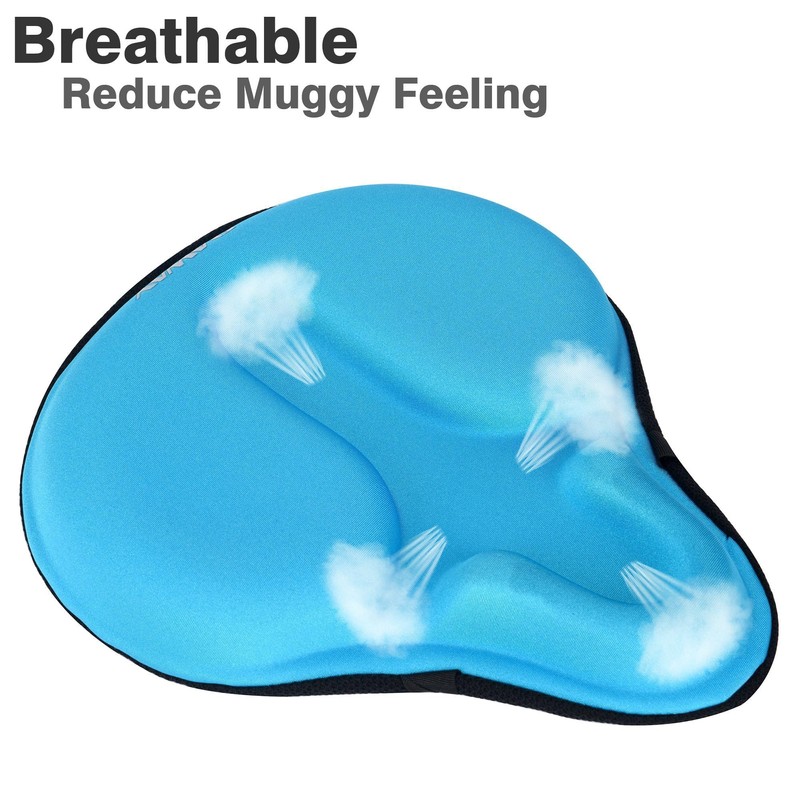 DAWAY C6 Large Comfortable Bike Seat Cushion - Extra Soft