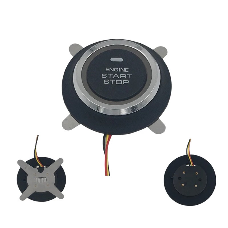 12V Car Engine Start Stop Push Button Keyless Entry Ignition