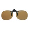 OHKEI OPTICAL BV-21 Eroico Clip-On Binocular Type Polarized Light Brown