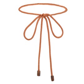 NIDMIDO Women's Braided Knotted Waist Belt, Trendy Bohemian Style Waist Belt Decorative Tassel Dress Belt for Women Girls