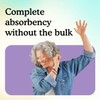 Because Incontinence Pads for Women - Maximum Absorbency, Postpartum Liners,