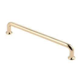 GTV - Furniture Handle Nord | Handle Handles Furniture Handles | Long 33.4 cm | Hole Distance 32 cm | ZnAl | Shiny Gold