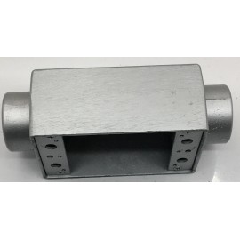 RED DOT AFSC-3 RED DOT NO MOUNTING FEET 1-INCH SHALLOW SINGLE GANG DEVICE BOX DIE CAST A