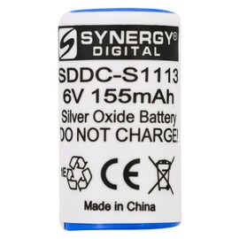 Synergy Digital Dog Collar Batteries, Compatible with Dog Guard ST1214 Dog Collar, (Silver Oxide, 6V, 155 mAh), Combo-Pack Includes: 3 x SDDC-S1113 Batteries
