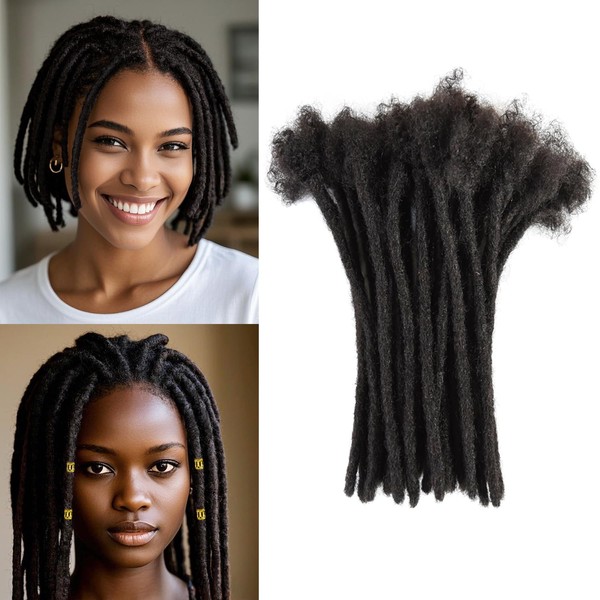 Human Hair Dreadlock Extensions Full Handmade Dreads Extensions Loc Extensions