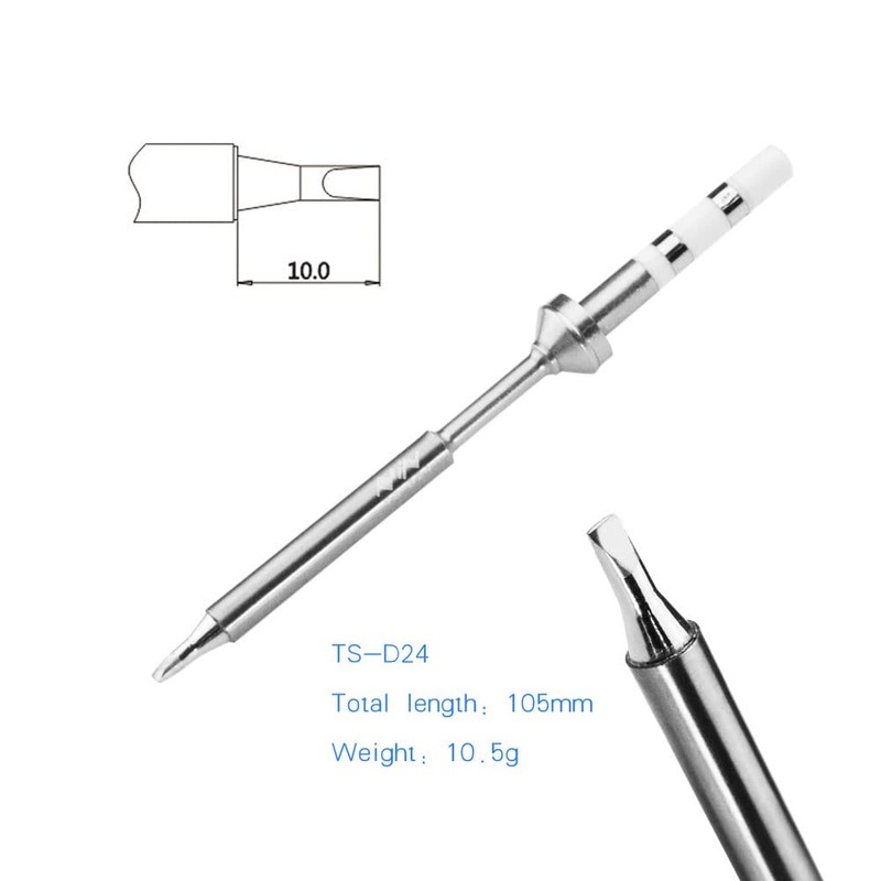 TOOLSAGE TS-D24 Original Digit Soldering Iron D24 Tips, For TS100/TS101