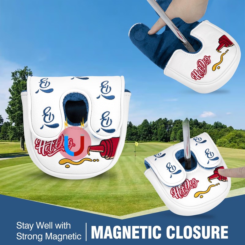 Golf Putter Covers DF3 Mallet Putter Putter Headcover Hot Dog