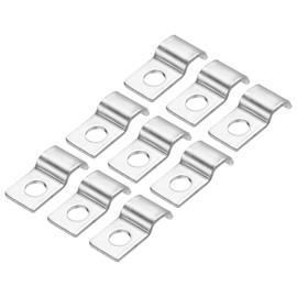 QUARKZMAN Pack of 20 Pipe Clamps Stainless Steel Fastening Clamp Hose Buckle Cable Clips Pipe Holder for Pipe Diameter 6 mm