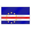 CafePress Cabo Verde Flag Rectangle Bumper Sticker Car Decal