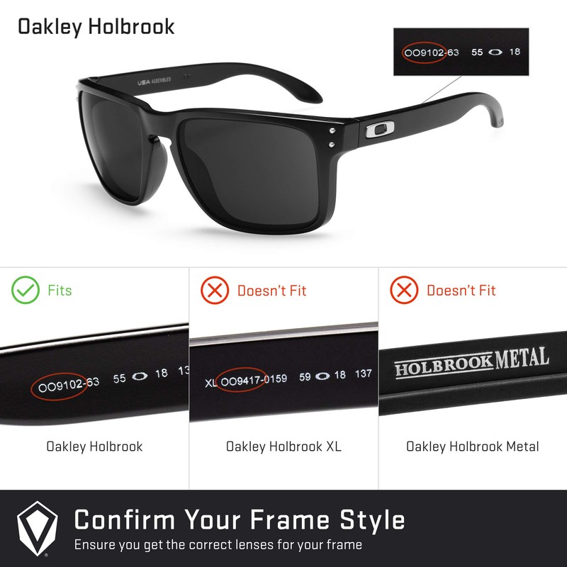 Revant Replacement Lenses Compatible With Oakley Holbrook, Non-Polarized, Plasma Purple