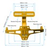 Motorcycle License Plate Bracket CNC Aluminium Alloy Universal Adjustable Motorcycle