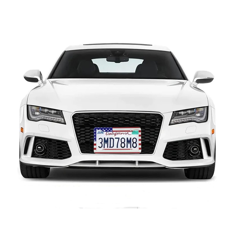 Dnas 2 Pack American Flag License Plate Frames Holder with