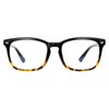 MAXJULI Blue Light Blocking Glasses,Computer Reading/Gaming/TV/Phones Glasses for Women Men(Black/Leopard)