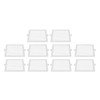 10pcs Disposable Hair Catchers Multipurpose Efficient Quadrate Waterproof Strong Adhesive