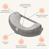 Ergobaby Natural Curve Nursing Pillow, Moonlight Grey