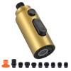 iVIGA Faucet Sprayer Head Replacement: Stainless Steel Gold 3 Function