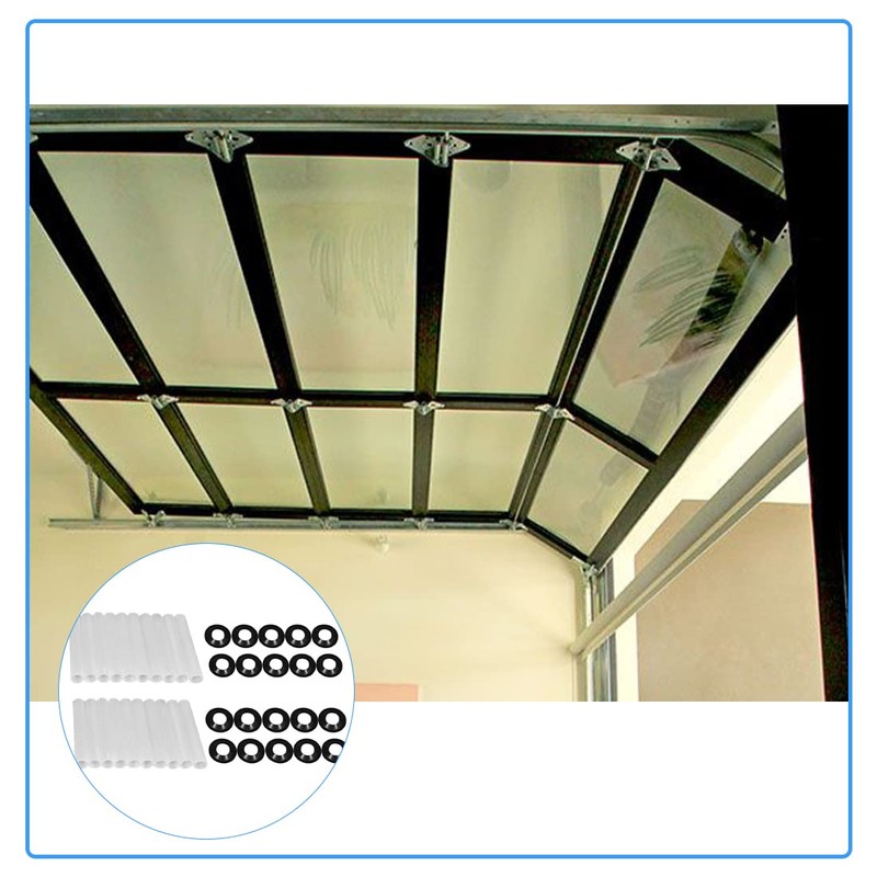 GTPARTES 80mm Garage Door Hinge Quiet Roller Sleeves Compatible with