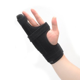 Sqxaldm Finger Splint Set: Small Finger, Metacarpal and Ring Finger for Broken Fingers, Arthritis, Tendonitis, Breathable and Durable with Aluminium Plate and Magic Band