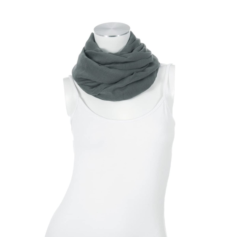 Majea Loop Cary Basic Women's Shawl Women's Scarf Neckerchiefs Plain
