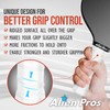ALIEN PROS Pickleball Overgrip (paquete de 4) con crestas para