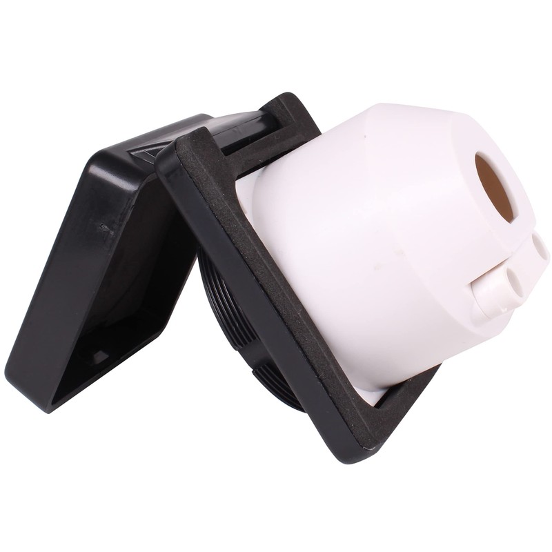 Journeyman-Pro RV TT-30 Flanged Inlet 30A 125 Volt, Straight Blade