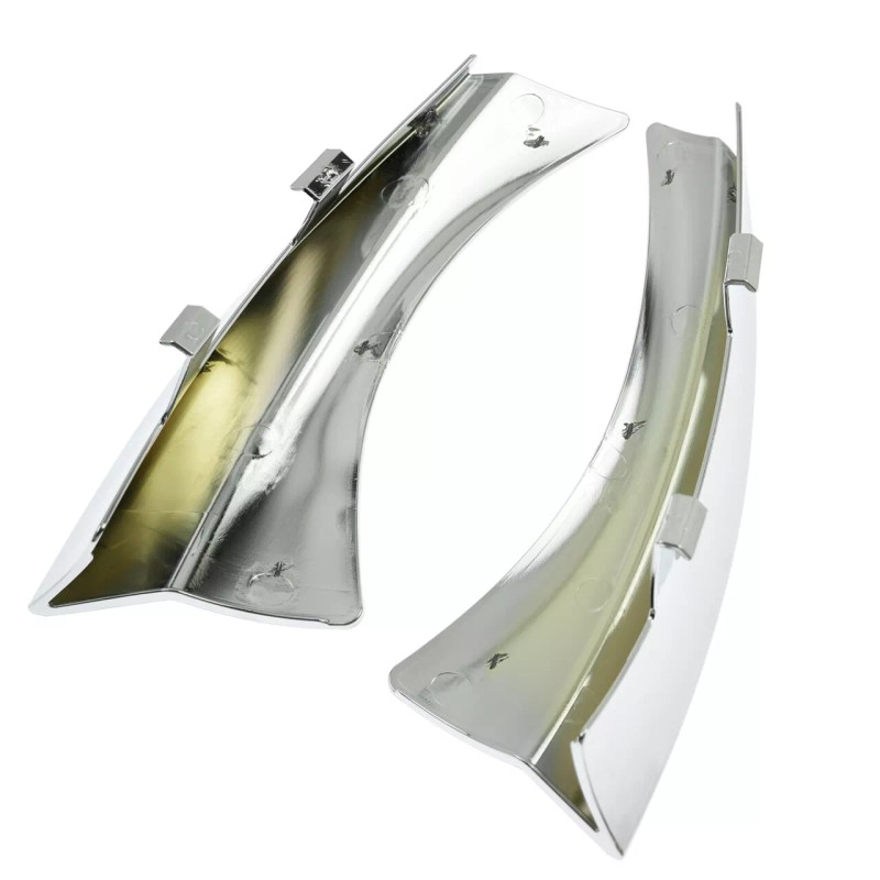 HDBUBALUS Saddle Heat Shield Chrome Air Deflectors For Victory Cross