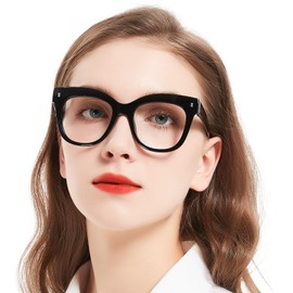 WEMOOTANTS Large Readers 4.0 for Women Ladies Trendy Black Reading Glasses 1.0+ 1.25+ 1.5+ 1.75+ 2.0+ 2.25+ 2.5+ 2.75+ 3.0+ 3.5+ 4.0+