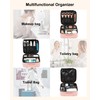 Relavel Travel Makeup Train Case Cosmetic Case Organizer Portable Artist