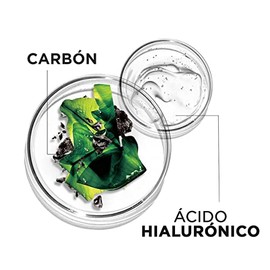Garnier Skin Naturals Face Mascarilla facial en tela para piel grasa con carbon hidrabomb garnier, 1pza Carbon