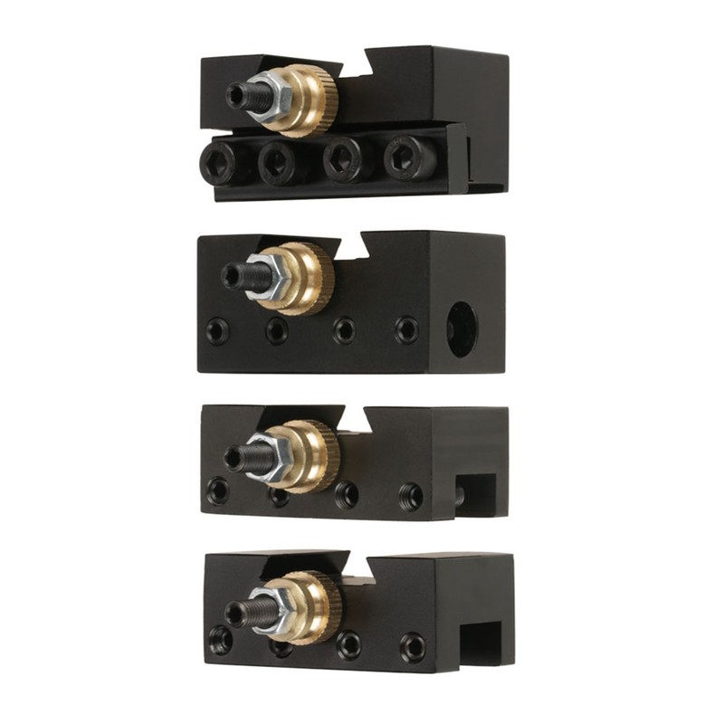 4pcs Mini Lathe Quick Change Tool Post Holder Kit Boring