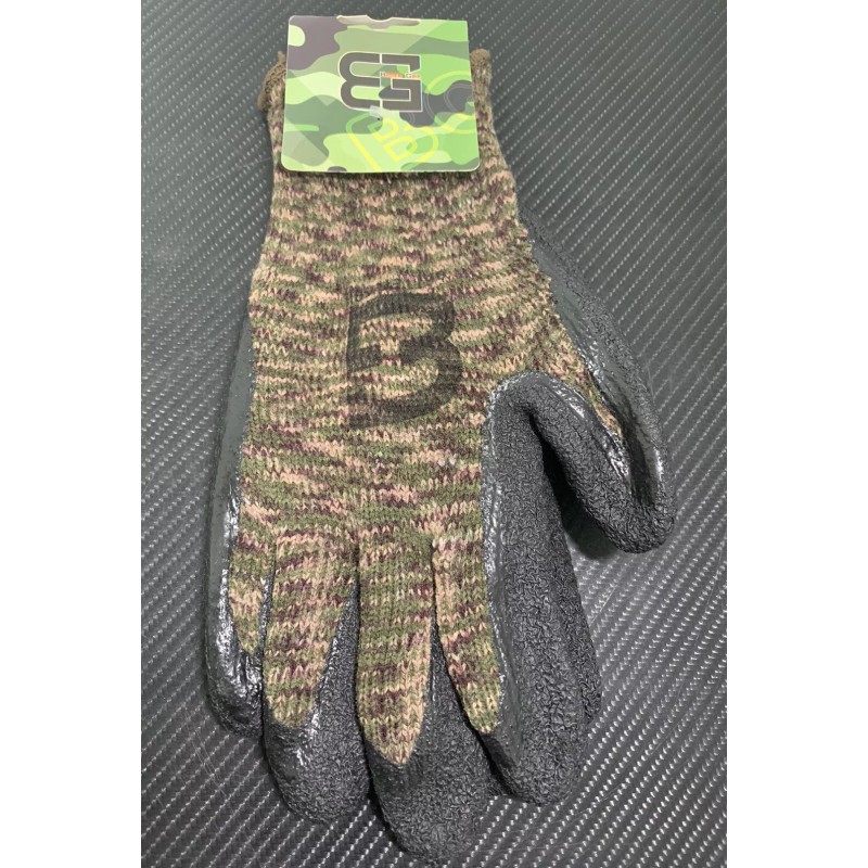 Better Grip Military Camo Insulated Winter Rubber Coated Gloves, Large