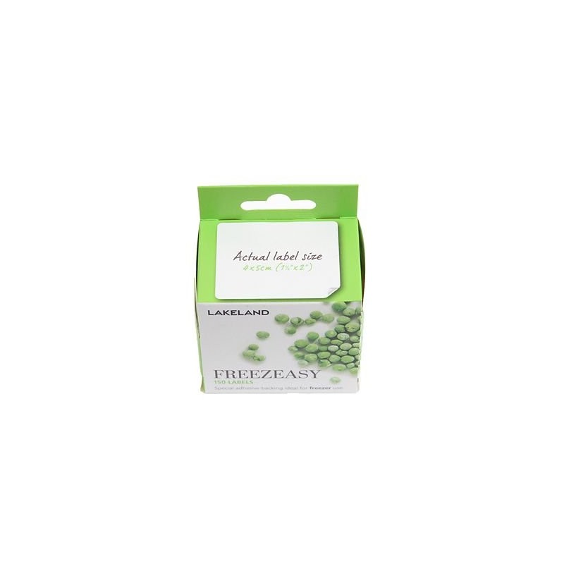 Lakeland Freezeasy Peel Off Freezer Labels, 4cm x 5cm, White