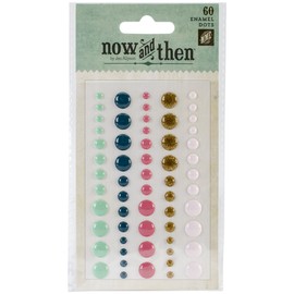 My Minds Eye NT1074 Now and Then Mildred Adhesive Enamel Dots, with You