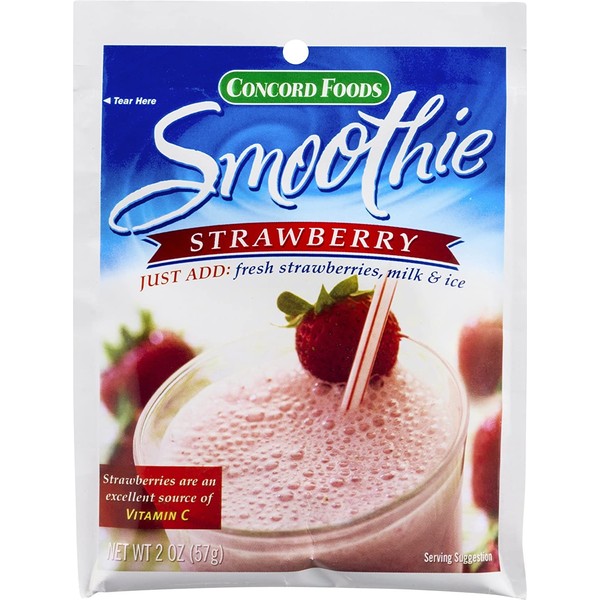 Strawberry Smoothie Mix 2 oz (Pack of 4)