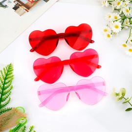 Heart Shaped Sunglasses Pink Heart Sunglasses Party Glasses Heart Glasses Bachelorette Sunglasses Heart Sunglasses for Women