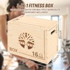 Diagsh Wooden Plyo Box 3 in 1 Step Up Box