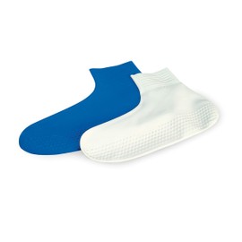 Zoggs Unisex Latex Pool Socks, White or Navy, small UK