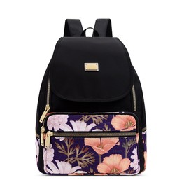 FOLOVEYA Backpack Womens Fashion Daypack Anti Theft Waterproof Backpacks Printed Design Multi Pocket Bag Casual Daypack for Work College Travel Shopping Large Polyester Backpack Grey