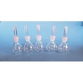 beyondsupply Lab glass Specific Gravity Bottle Pycnometer 10ml new(Bundle of 5)