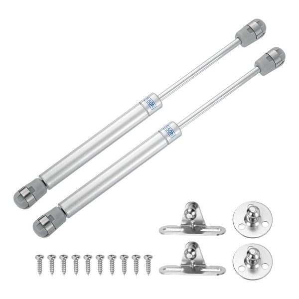 uxcell 10 Inch 150N/33lb Gas Shock Strut Lift Support, Gas