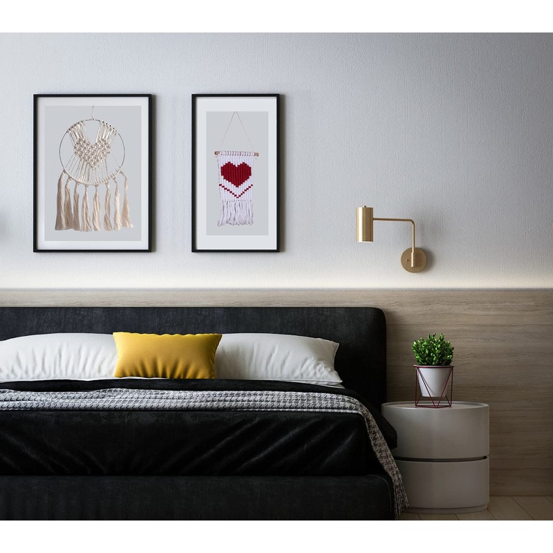 Trimits Macramé Starter Pack, Smooth Birch Wood, 39 Pieces, Natural