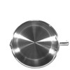 Stainless Steel Milk Pan Suitable for Induction Cookers Steel Handle